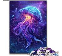 Puzzles de méduses galactiques pour Adolescents, 1000 pièces, Jeux de détente pour renforcer l'amour Entre Couples (50x75cm)
