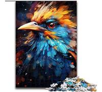 Puzzles de moineaux colorés pour Adultes 1000 Puzzles en Carton, Casse-tête Stimulant, activité familiale, décoration intérieure, Cadeau de Vacances, Taille 38x26cm