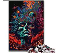 Puzzles de Monstres psychédéliques pour Adultes et Adolescents, Jeu Stimulant et Jeu Familial, Cadeau d'anniversaire, décoration Murale (70x100cm)