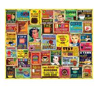 Puzzles de montagne blanche - J'adore le caf - 1000 pices Puzzle pour adultes pour les adultes