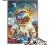 Puzzles de Montagnes d'astronautes pour Adolescents, 2000 pièces, Jeux Amusants, décoration Murale, Cadeaux d'anniversaire et de Noël Uniques (70x100cm)