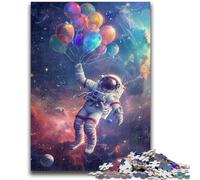 Puzzles de montgolfières astronautes pour Adultes, stimulent Le Cerveau, Jouets addictifs pour cultiver la Patience, adaptés aux Couples (50x75cm)