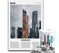 Puzzles de Moscou pour Adultes et Adolescents, Jeu Stimulant et Jeu Familial idéal comme Cadeau pour Toute la Famille 50x75cm