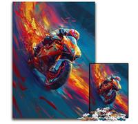 Puzzles de Moto Cool 1000 pièces pour Adultes Puzzles stimulants Activité éducative pour Les compétences cognitives Amélioration des compétences cognitives 50x75cm/19,68x29,52 Pouces