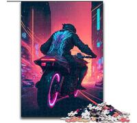 Puzzles de Moto pour Adolescents, 1000 pièces, Jeux éducatifs, Jouets à Faire soi-même avec Affiche et fiche de Questions Assorties, pour Les 14 Ans et Plus (50x75cm)