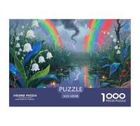 Puzzles de Muguet de Mai, Puzzle 1000 Pièces, Super Cadeaux, Jouet de Défi, Jeu Éducatif, Décoration de Maison, Adapté aux Adultes et Enfants de Plus de 14 Ans, 52x38cm/1000pcs