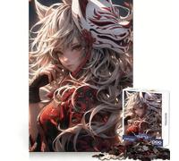 Puzzles de Ninjas fantastiques d'anime pour Adultes 1000 pièces Entraînement de la mémoire Temps Bien investi Bords précis (38x26cm)