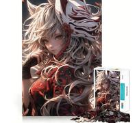 Puzzles de Ninjas fantastiques d'anime pour Adultes,1000 pièces,Jeu Stimulant la réflexion,Structure à emboîtement précise,Facile à Apprendre,Plaisir en Famille (38x52cm)