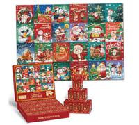 Puzzles de Noël 1008 pièces Puzzles de l'Avent pour adultes 2026 | Compte à rebours quotidien de 24 jours, scènes festives vibrantes, carton, jeu familial, meilleure option de vacances