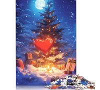 Puzzles de Noël colorés pour Adultes, 1 000 pièces, Difficiles, impossibles, à partir de 18 Ans (75 x 50 cm).