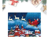 Puzzles de Noël - Grand Puzzle de souhaits de Noël du Père | Décoration de et d'hiver du Père, Puzzles pour Filles, garçons