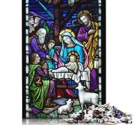 Puzzles de Noël Magiques de la Nativité 1000 pièces pour Adultes | | Puzzles pour Adultes, Jeux intellectuels, Cadeaux, 1000 pièces (75 x 50 cm)