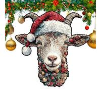 Puzzles de Noël pour Adultes, Jouet éducatif avec | Puzzle de Vacances en Forme de cerf, pour la détente, Les Adultes, Les, Les Filles, Les Amoureux des Animaux, la Maison, Un