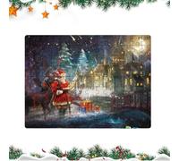 Puzzles de Noël | Puzzle Père Noël - Puzzle de souhaits de Noël - Jeu éducatif pour et âgés de 2 à 8 Ans - Cadeau d'anniversaire