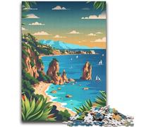 Puzzles de paysages de Sardaigne pour Adultes et Adolescents, 1000 pièces, Jouets addictifs, Cadeaux d'anniversaire pour Les 14 Ans et Plus, 2000 pièces (70x100cm)