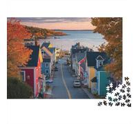 Puzzles de paysages et de Villes, adaptés aux Enfants et aux Adolescents, très divertissants et stimulants, renforcent Les Liens, 500 pièces (52 x 38 cm)