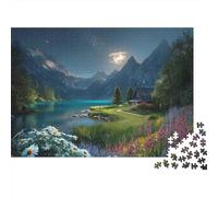 Puzzles de paysages et de Villes, adaptés aux Enfants et aux Adolescents, très divertissants et stimulants, renforcent Les Liens, 500 pièces (52 x 38 cm)