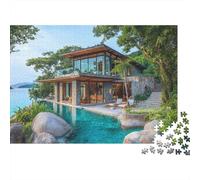 Puzzles de paysages et de Villes, extrêmement stimulants, Parfaits pour Passer Le Temps, renforcent Les Liens, conviennent à Tous Les âges, 500 pièces (52 x 38 cm)