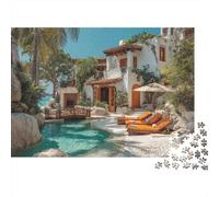 Puzzles de paysages et de Villes, extrêmement stimulants, Parfaits pour Passer Le Temps, renforcent Les Liens, conviennent à Tous Les âges, 500 pièces (52 x 38 cm)