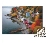 Puzzles de paysages et de Villes, extrêmement stimulants, Parfaits pour Passer Le Temps, renforcent Les Liens, conviennent à Tous Les âges, 500 pièces (52 x 38 cm)