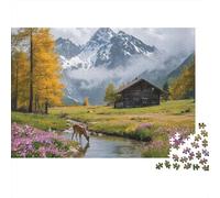 Puzzles de paysages et de Villes, extrêmement stimulants, Parfaits pour Passer Le Temps, renforcent Les Liens, conviennent à Tous Les âges, 500 pièces (52 x 38 cm)