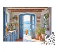 Puzzles de paysages et de Villes, Niveau de difficulté Moyen, Parfaits pour la décoration et pour Passer Le Temps, 500 pièces (52 x 38 cm).