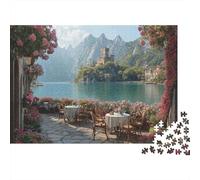 Puzzles de paysages et de Villes, Niveau de difficulté Moyen, Parfaits pour la décoration et pour Passer Le Temps, 500 pièces (52 x 38 cm).