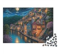 Puzzles de paysages et de Villes : Un Passe-Temps agréable, l'outil Parfait pour créer des Liens. 300 pièces (40 x 28 cm)