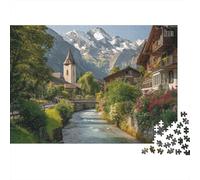 Puzzles de paysages et de Villes : Un Passe-Temps agréable, l'outil Parfait pour créer des Liens. 500 pièces (52 x 38 cm)