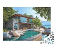 Puzzles de paysages et de Villes : Un Passe-Temps agréable, l'outil Parfait pour créer des Liens. 500 pièces (52 x 38 cm)