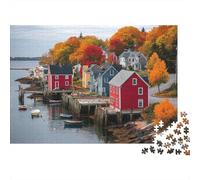 Puzzles de paysages et de Villes : Un Passe-Temps agréable, l'outil Parfait pour créer des Liens. 500 pièces (52 x 38 cm)