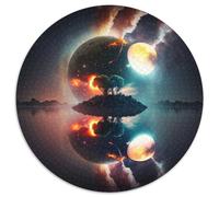 Puzzles de paysages extraterrestres pour Adultes, 1 000 pièces (67,5x67,5cm), en Carton, pour Adultes, décoration d'intérieur, Jeu de réflexion pour Adolescents