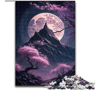 Puzzles de paysages Japonais néon pour Adultes et Adolescents, pour Un Moment de détente à la Maison Chaque pièce est Unique - Jeu Familial Stimulant et Amusant (26x38cm)