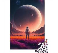 Puzzles de paysages martiens pour Puzzles en Bois, Excellent Cadeau pour Adultes, Cadeaux de Vacances, 500 pièces (52 x 38 cm)