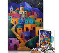 Puzzles de paysages urbains fantaisistes pour Adolescents, aident Le Cerveau à exercer des Jouets addictifs pour cultiver la Patience Une œuvre d'art 38x26cm