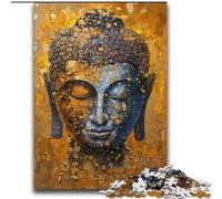Puzzles de Peinture à l'huile Bouddha pour Adultes 2000 pièces, Anti-Stress, Vacances à la Maison, Passe-Temps, Amour Entre Couples 70x100cm