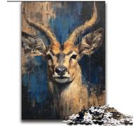 Puzzles de Peinture à l'huile de cerf pour Adultes et Adolescents, 2000 pièces, Jouets éducatifs, Jeux Anti-Stress, Cadeaux d'anniversaire Uniques (70x100cm)
