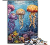 Puzzles de Peinture à l'huile de méduses pour Adultes et Adolescents, adaptés aux 14 Ans et Plus Un Plaisir en Famille idéal comme Cadeau pour Toute la Famille 70x100cm