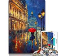 Puzzles de Peinture à l'huile de Paris pour Adolescents, Puzzle de 1000 pièces, Jeu de réflexion, décoration Murale, Cadeaux d'anniversaire et de Noël Uniques (38x26cm)