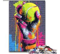 Puzzles de Peinture à l'huile de Tennis pour Adultes et Adolescents, pour Jeu éducatif, défi, Cadeau d'anniversaire, décoration Murale (26x38cm)