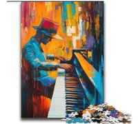 Puzzles de Peinture à l'huile pour Adultes Jouant du Piano 2000 pièces, aident Le Cerveau à exercer des Jouets addictifs pour cultiver la Patience, décoration Parfaite (70x100cm)