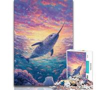 Puzzles de phoques cornus pour Adultes, stimulent Le Cerveau, Jouets addictifs pour cultiver la Patience, adaptés aux Couples (75x50cm)