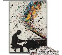 Puzzles de Piano artistiques pour Adolescents, Jeux éducatifs, décoration d'intérieur, à Offrir en Cadeau à Toute la Famille 70x100cm