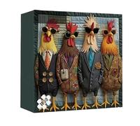 Puzzles De Poulet pour Adultes - Puzzle De Coq De 1000 Pièces pour Adultes, 'Art De Coq Élégant, 'Animaux Stimulant, Un Cadeau Unique pour Les Amateurs De PuzzleEt Les Amateurs d'art.