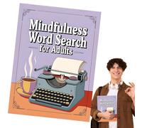 Puzzles de recherche de mots, livres de puzzle de recherche de mots,Mots trouver des livres de puzzle - Jeux d'exercices cérébraux, activités de divertissement pour les adolescents âgés