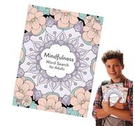 Puzzles de recherche de mots, Livres de Puzzle de Recherche de Mots - Puzzle de Mots de Voyage | Jeux de Divertissement Portables, Activités D'exercice Cérébral pour