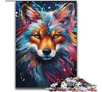 Puzzles de Renards colorés et bizarres pour Adolescents, 2000 pièces, adaptés aux Enfants de 14 Ans et Plus. Un Plaisir en Famille idéal comme Cadeau pour Toute la Famille (70x100cm).