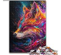 Puzzles de Renards colorés pour Adultes et Adolescents, Jeu éducatif et Stimulant pour Les Anniversaires et Noël (50x75cm)