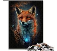 Puzzles de Renards Mignons pour Adultes et Adolescents, Jouets de Divertissement Familial, idéal comme Cadeau pour Toute la Famille (26x38cm)