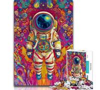 Puzzles de rêve d'astronaute pour Adultes 1000 pièces, Jeu éducatif, Jouet de défi, idéal comme Cadeau pour Toute la Famille 38x26cm